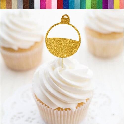 Personalised Fishing Bobber Cupcake Toppers, Design The Big One Cupcake Toppers, Fish Party Decorations, Custom Birthday Decor