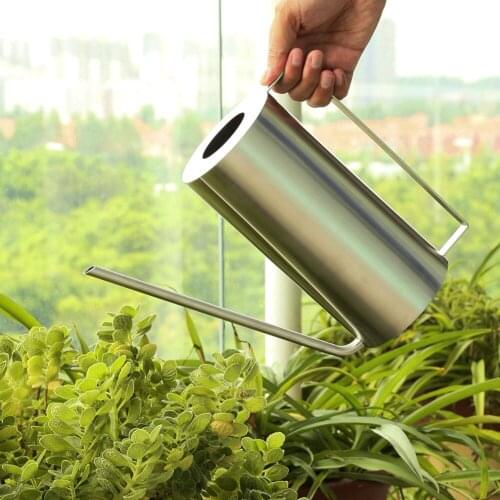 Watering Flower Kettle Stainless Steel Succulent Potted Watering Can Gardening Indoor Long Mouth Dripping Pot Artifact 1.5L
