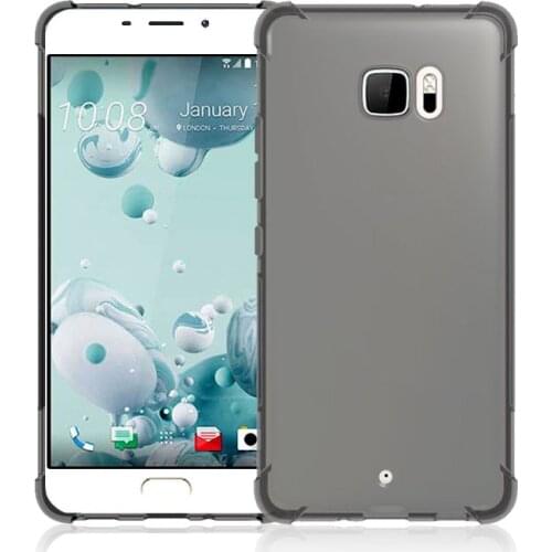 Anti-skid shockproof TPU Gel Skin soft Case Cover with gasbag For HTC U Ultra / Ocean Note 6.0 inch