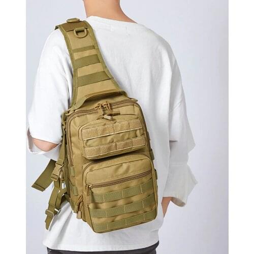 Tactical Sling Bag Sport Hunting Men Military Tactical Chest Molle Single Shoulder bags Nylon Wading Chest Pack Unisex