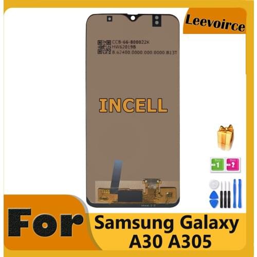 INCELL LCD For Samsung Galaxy A30 A305/DS A305F A305FD A305A LCD Display Touch Screen Digitizer Replace For Samsung A30 Screen