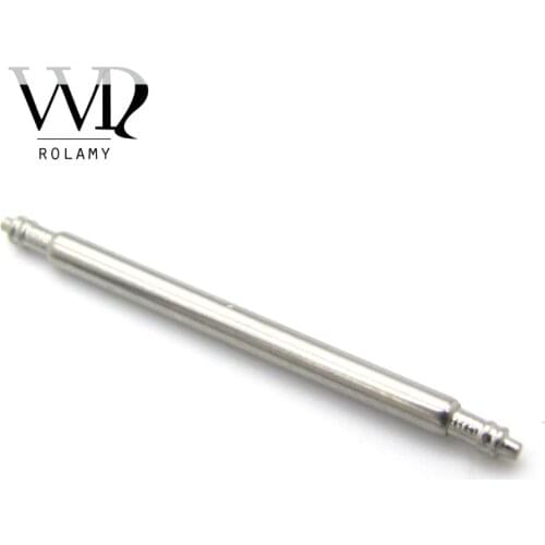 1pc 16 18 20 22 24 1.8mm Diameter Stainless Steel Watch Band Strap Bracelet Spring Bars Pins Link Part Tools Double Push Flanges