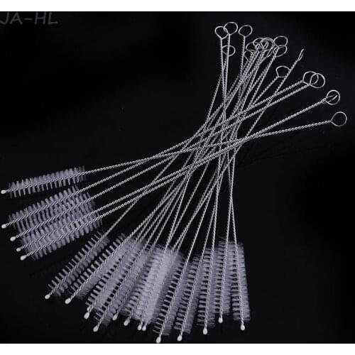 10 Pcs/lot 23cm long Bottle Drink Water Cup straw Washing Brush Cleaner Spiral Soft Hair Cleaning Tool New