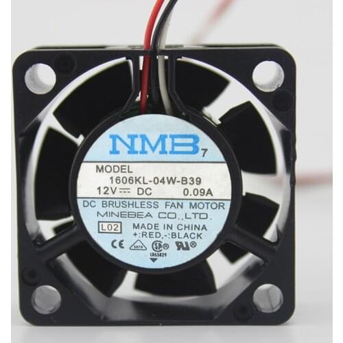 1606KL-04W-B39 12V 0.09A 4015 3-wire server chassis fan