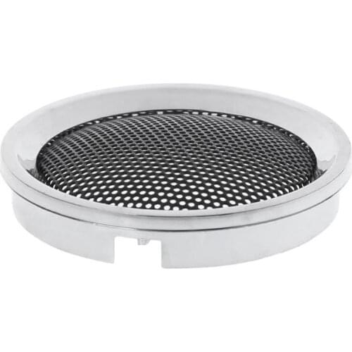 2PCS Speaker Cover 2inch Protective Grills Cover Speakers Decorative Steel Round Mesh Case QXNF