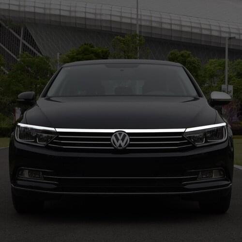 2021 Suitable For 17-20 Volkswagen Maiteng B8 Front Face Net Lamp Eyebrow Light Strip Decoration Products Refitting Accessories
