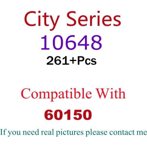 261Pcs 10648 Building Block Toy City Series 60150 Assembled Building Block Childrens Toy Gifts