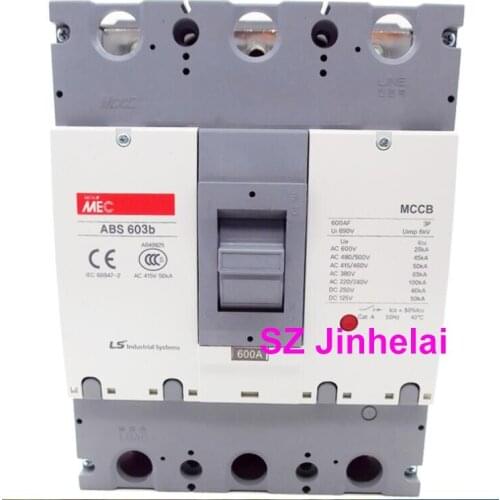 ABS603b Authentic original ABS 603b LS Molded case circuit breaker ABS-603B Air switch 3P 500A/600A