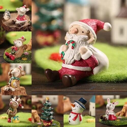 Fish Tank Aquarium Ornament Resin Crafts Christmas Creative Landscaping Decor