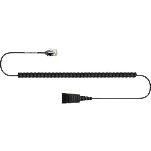 Free Shipping GN QD Bottom lead cable Coil Cord to QD RJ9 Modular Plug for AVAYA 9610 9620 9630 9640 9650 1603 1608 1616 phone