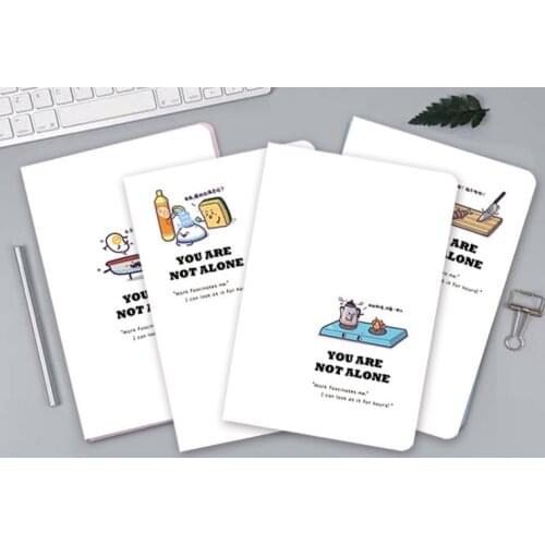 B5 Size Staionery Class Notebook Simple White Notepad Students Homework Notebook School Supply