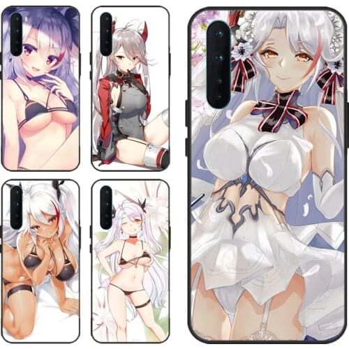 Azur Lane Prinz Eugen Anime Case For OPPO Realme 8 Pro GT Neo C3 C21 C15 Q3 6 7 Pro Cover For Oneplus 8T 9R Nord 9 Pro