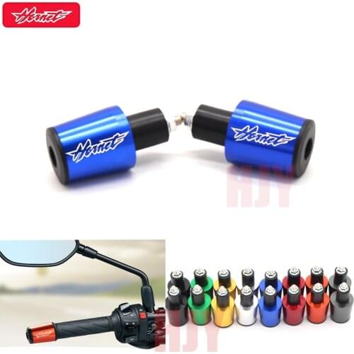 CNC 22MM Handlebar Grips Handle Bar Cap End Plugs or For Honda CB 400 SF CBF600 S CBR600F CBR600 RR Hornet 600 CBF 500 DN-01