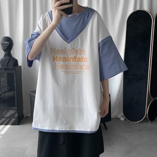 Summer Men T Shirts 2021 Fashion Brand Hip Hop Mens T-Shirt New Casual Solid Tshirts Street Clothing Men Tee Shirts Top