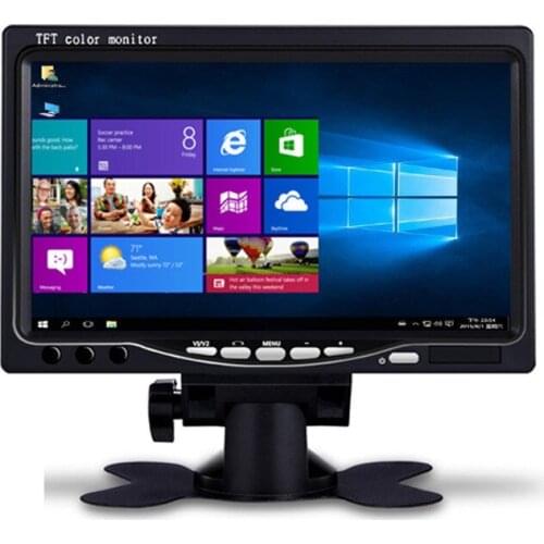 Hot Sale 7 inch 9-35V Car Air Interface Car Monitor Display HD LCD General Aviation Display Reversing Image Car Monitor Display