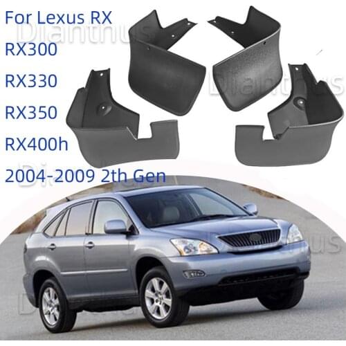 For Lexus RX RX300 RX330 RX350 RX400h 2004-2009 2th Gen Car Mudguard Anti-splash Anti-Fouling Front Rear Fender Accessories