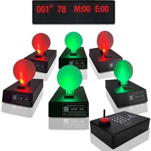 Intelligent Red Dot Optical Sight Airsoft Target System Supporting Laser Auto Pop-up Target for Shooting Hunting Training