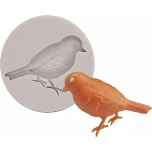 Little Sparrow Bird Epoxy Resin Fondant Silicone Mold for DIY Pastry Cupcake Dessert Decoration Kitchen Accessories Baking