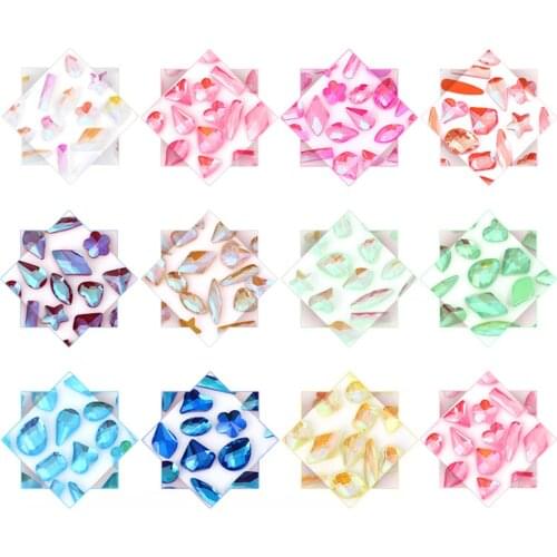 New Nail Decoration Stones Flatback Shiny Mocha Crystals Strass Beads Non hotfix Glue on Rhinestones for nails Art Accessories