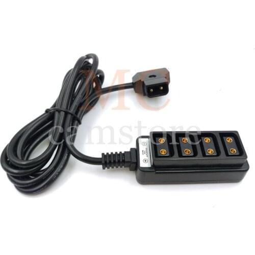 D-tap Breakout Box 1 to 4 D-tap Splitter,D-TAP to 4-way D-TAP splitters hub, 150CM