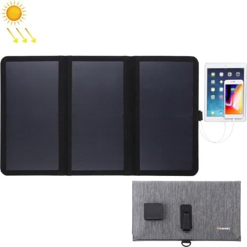 Foldable Mobile Solar Charging Panel Outdoor Beach Fishing Umbrella Top Solar Panel Charger Dual USB Mobile Phone Panel Computer