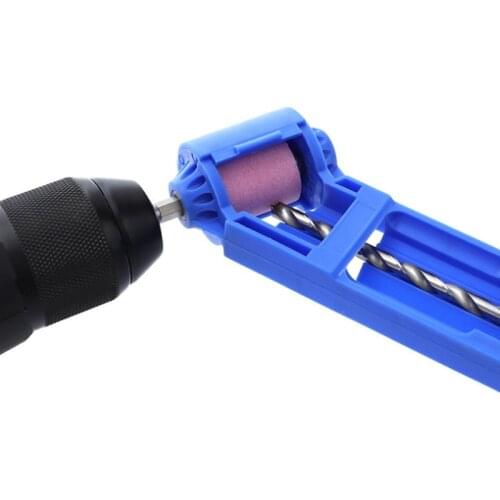 Blue or Orange Corundum Grinding Wheel Bit Tool Portable Drill Bit Sharpener Twist Drill Bit Sharpening machine 2-12.5mm