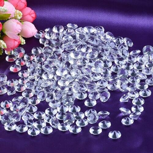 100pcs/set 12mm Colors Jewel Crystal Diamond Wedding Nail Art Crystal Gems Decoration Rhinestones Gift Event Party Supplies