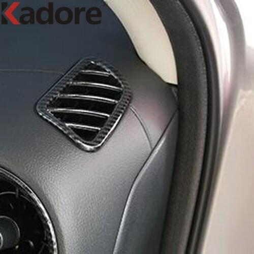For Kia Cerato Forte K3 2019 2020 2021 Carbon Fiber Side Air Vent Outlet Cover Trim AC Frame Car Interior Accessories 2pcs