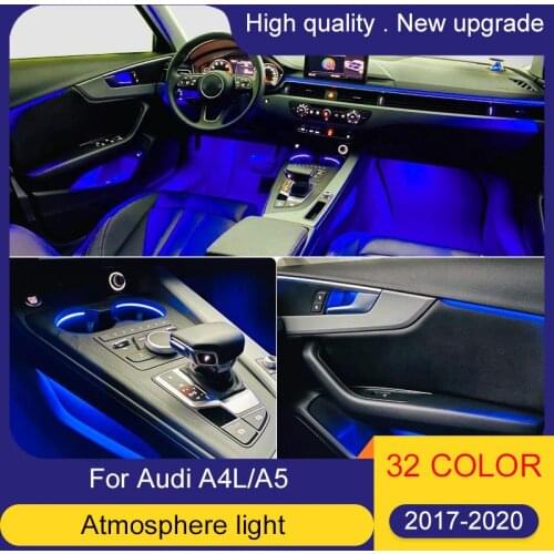 32 color LED ambient light lamp For Audi A4L A5 2017~2020 ambient lamp lights for A4L A5 interior atmosphere light