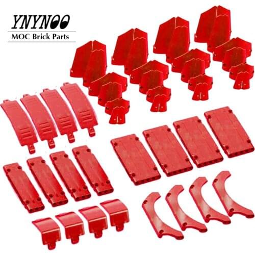 68Pcs/lot DIY Educational Technical Panel Parts for Standard Building Block Brands Blocks Assembly Toys more Colors Choice