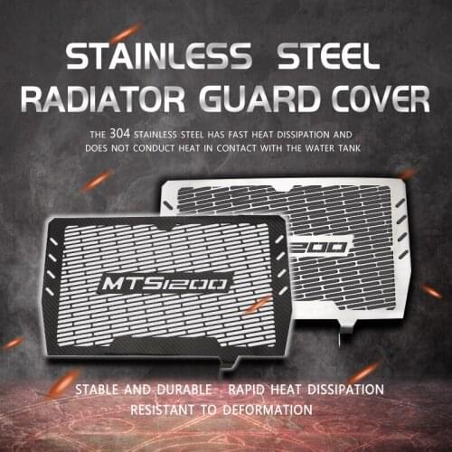 Motorcycle Accessories Radiator Guard Protector Grille Grill Cover For Multistrada 1200 MTS1200 2017-2018 MTS 1200 17 18