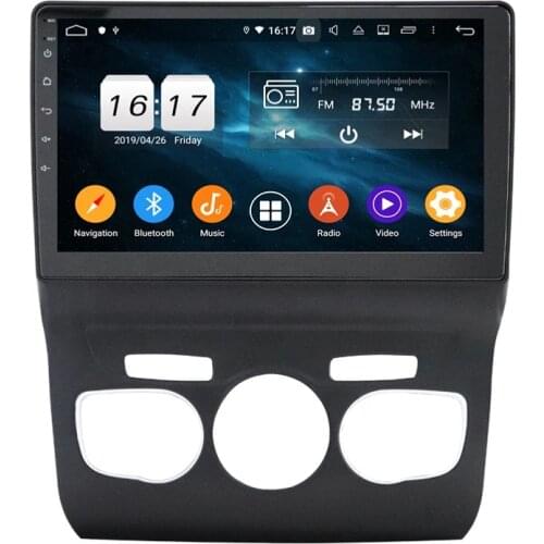 4gb+128gb CarPlay 9" PX6 Android 10 Car DVD Player for Citroen C4 C4L 2013-2018 DSP Radio GPS Bluetooth 5.0 WIFI Easy Connect