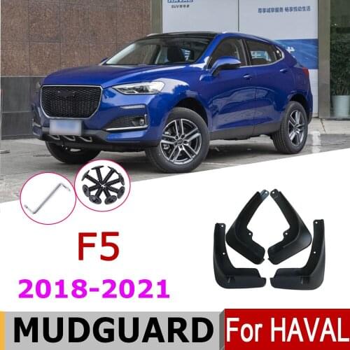 Mudguard For Haval F5 2021-2018 Front Rear Fender Mud Flaps Guard Splash Flap Mudguards Car Accessories 2020 2019