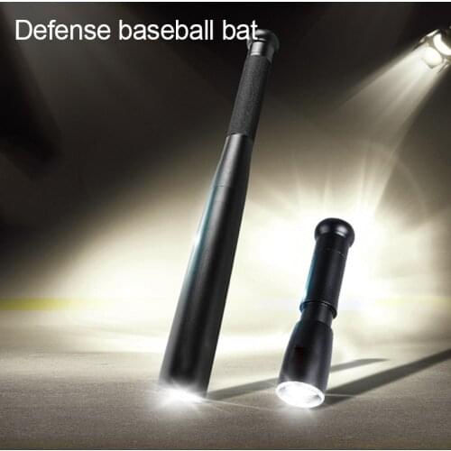 Baseball Bat LED Flashlight Super Bright Baton Torch Emergency Self Defense Bate De Beisbol Zelfverdediging Wapens Beisebol