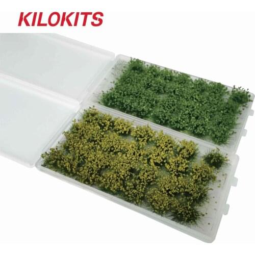 5MM Bush Cluster Grass Tufts For Military Model Dioramas Railway Layout Miniature Accessories 1/35 1/72 1/87 1/48 1/160 HO N O O