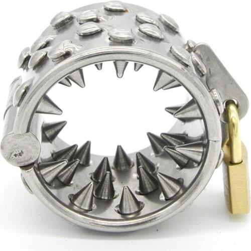 Stainless Steel Scrotum Pendant Cock Ring Sex Toys For Men Testicles Stretch Cockring Metal Ball Stretcher Weight Penis Rings