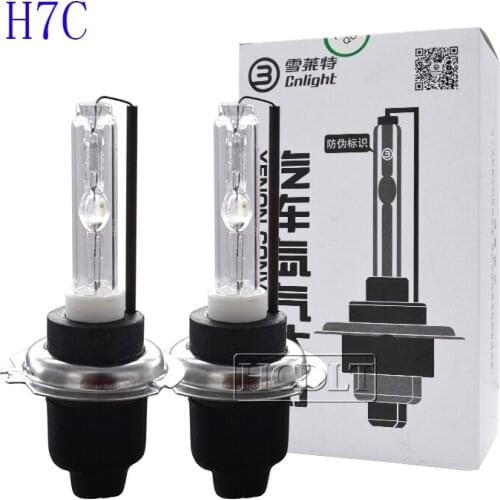 2021 HCDLT Original 35W 45W Cnlight HID Xenon Bulb H7C 6000K 4300K 5000K Car Headlamp With Short Tube H7C Xenon HID Light Bulb