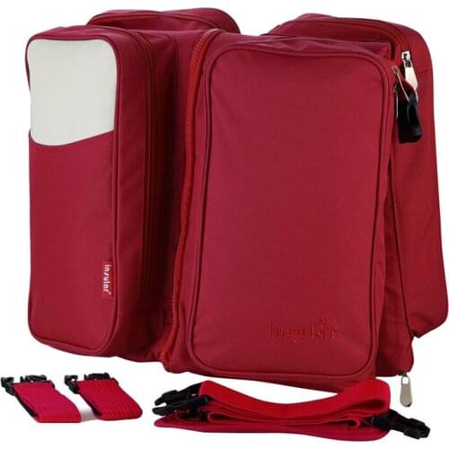 Brand Multifunctional Foldable Large Maternity Baby Nappy Bag For Travel Mother Mummy 3 in 1 Bags For Baby Sleeping Bed