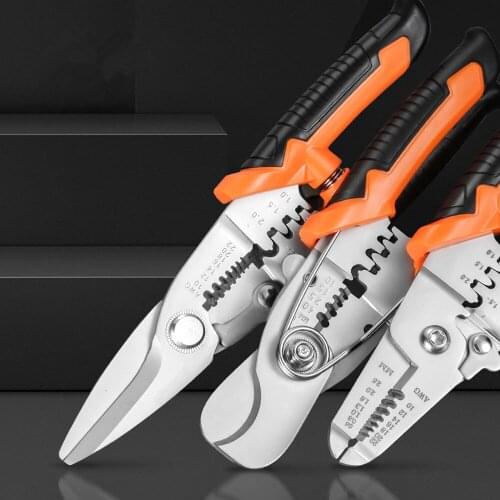 Multi Tool Pliers Crimping Pliers Wire Stripper Multi Functional Snap Ring Terminals Crimpper