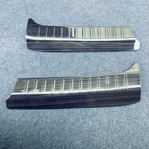 Auto rear door sill plate scuff plate threshold for nissan Note 2021, stainless steel,car styling