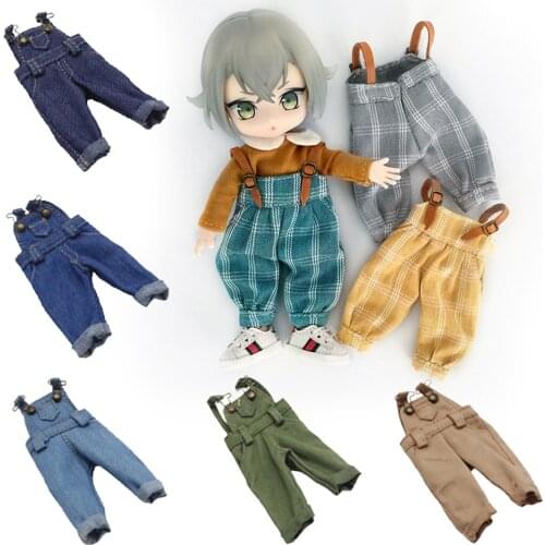 New Doll Clothes Bib Overall Skirt/Short Hoodie T-shirt Doll clothes accessories for ob11,obitsu11,Molly, Gsc, YMY, 1/12bjd doll