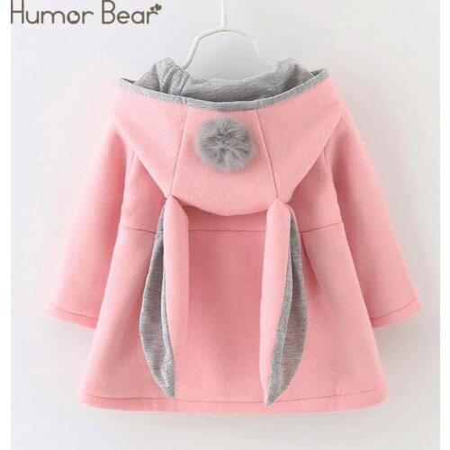 Humor Bear Baby Girl Clothes Winter Baby Girls Princess Dress Long Sleeve Coat Kids Clothes