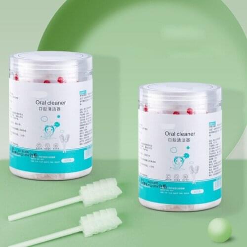 30Pcs Disposable Baby Toothbrush Paper Rod Handle Tongue Cleaner Gauze Cleaner Independent Package Tongue Brush Baby Care