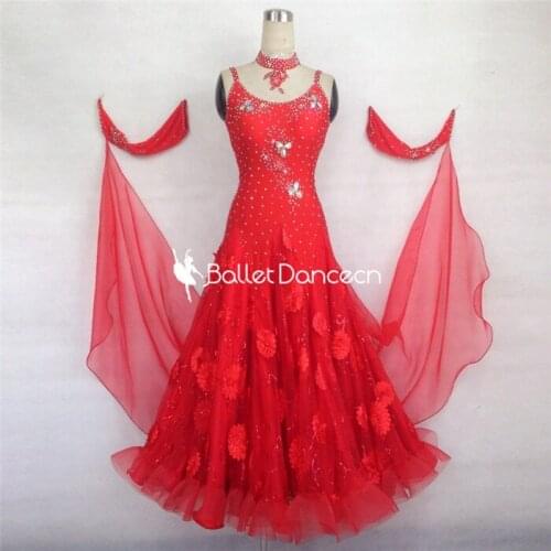 Ballroom Dance Competition Dresses Women/Ballroom Dresses/Ballroom Waltz Dresses/Ballroom Dancing/Waltz Dress