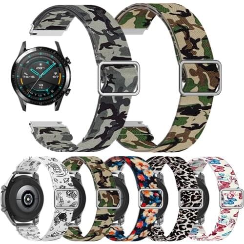 Nylon Adjustable Strap For HUAWEI WATCH GT 2 46mm 42mm GT2 Pro Band Bracelet for HONOR Magic ES 20mm 22mm Sport Wrist Watchbands