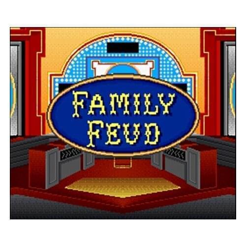 Family Feud USA Version 16 bit Big Gray Game Card For NTSC Game Player