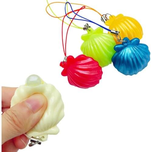 Squeeze Slow Rising Squishy Shell Toys For Girls Keychain For Men Women Bag Ornament Phone Key Chain Girls Toys Keyring Bag Kids
