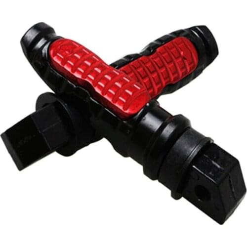 Universal Motorcycle Foot Rest Scooter Foot-Peg Motorbike Pedal Modification Part Rear Passenger Footrests 2 Pieces