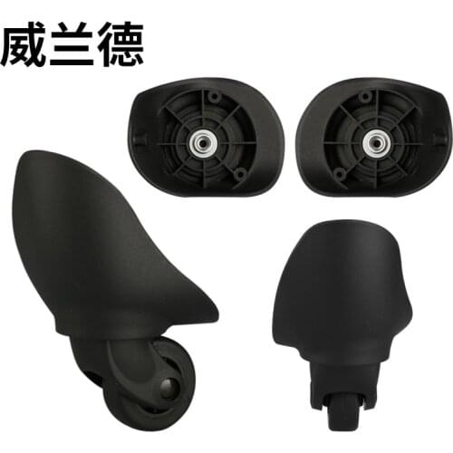 Luggage Replacement Wheel Repair Travel Suitcase Parts Accessories Wheel Removable Travel Luggage Repair Black Password Wheels