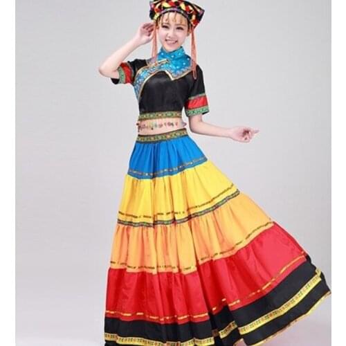 Women Girl Plus Size Ancient Traditional Chinese Dance Costumes Miao Dress hmong Miao Clothing Hmong Clothes